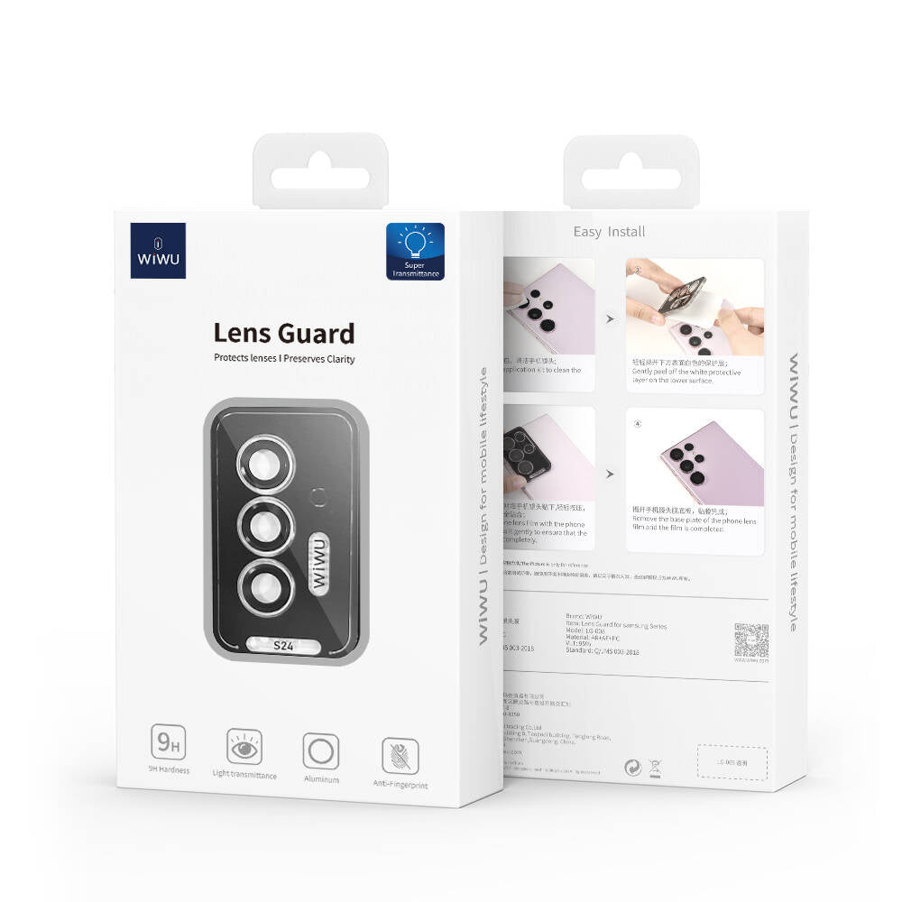Wiwu LG-008 Galaxy S24 Plus Lens Guard Darbelere Karşı Dayanıklı Kamera Lens Koruyucu Wiwu LG-008 Galaxy S24 Plus Lens Guard Darbelere Karşı Dayanıklı Kamera Lens Koruyucu